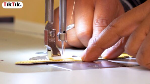 Stiching leather straps For smartwatc Powered By TikTik